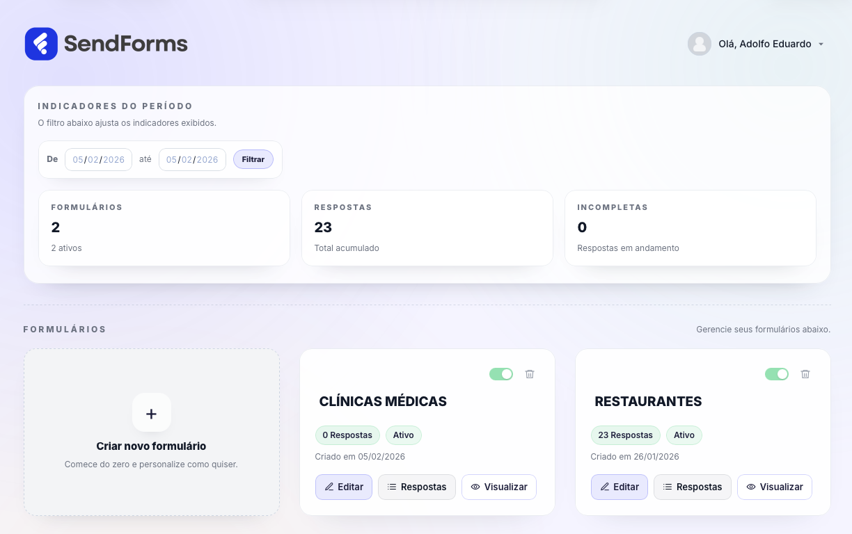 Editor Simples SendForms